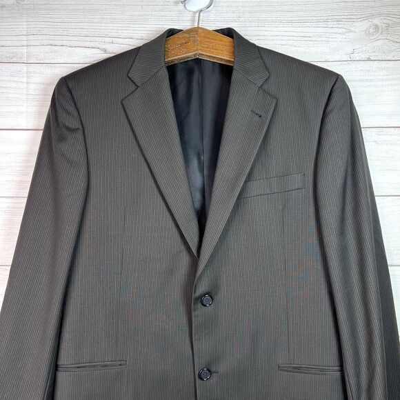 BURBERRY London Blazer Mens Sz 40R 100% Wool USA Woven Sport Coat Preppy Luxury - Picture 3 of 12